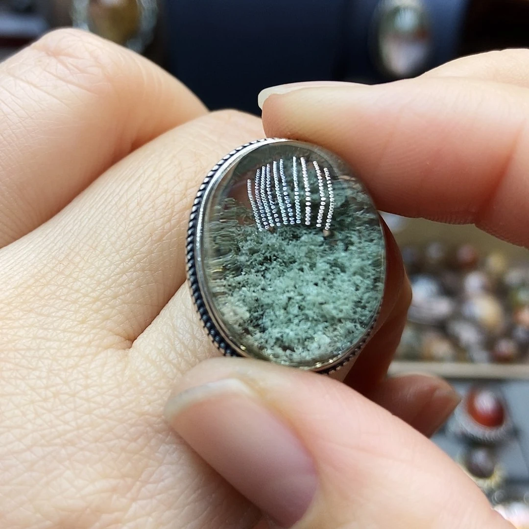 水晶魔盒银S925镶嵌R*水晶