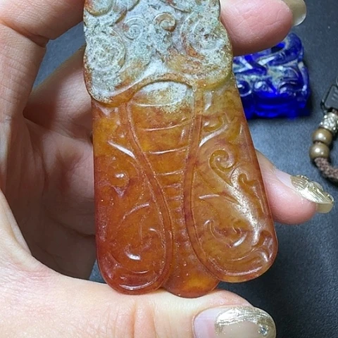 紫金钵盂菩提吊坠