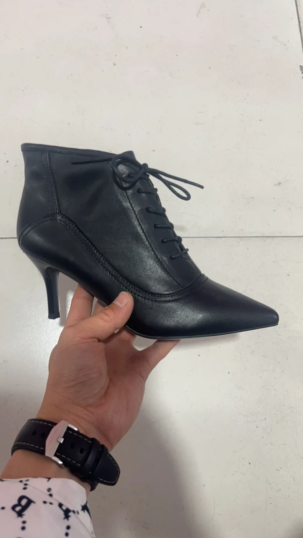 2081头层羊皮单里短靴