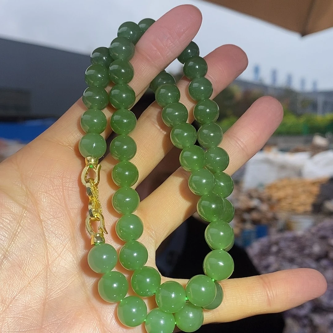 未镶嵌手链和田玉碧玉项链