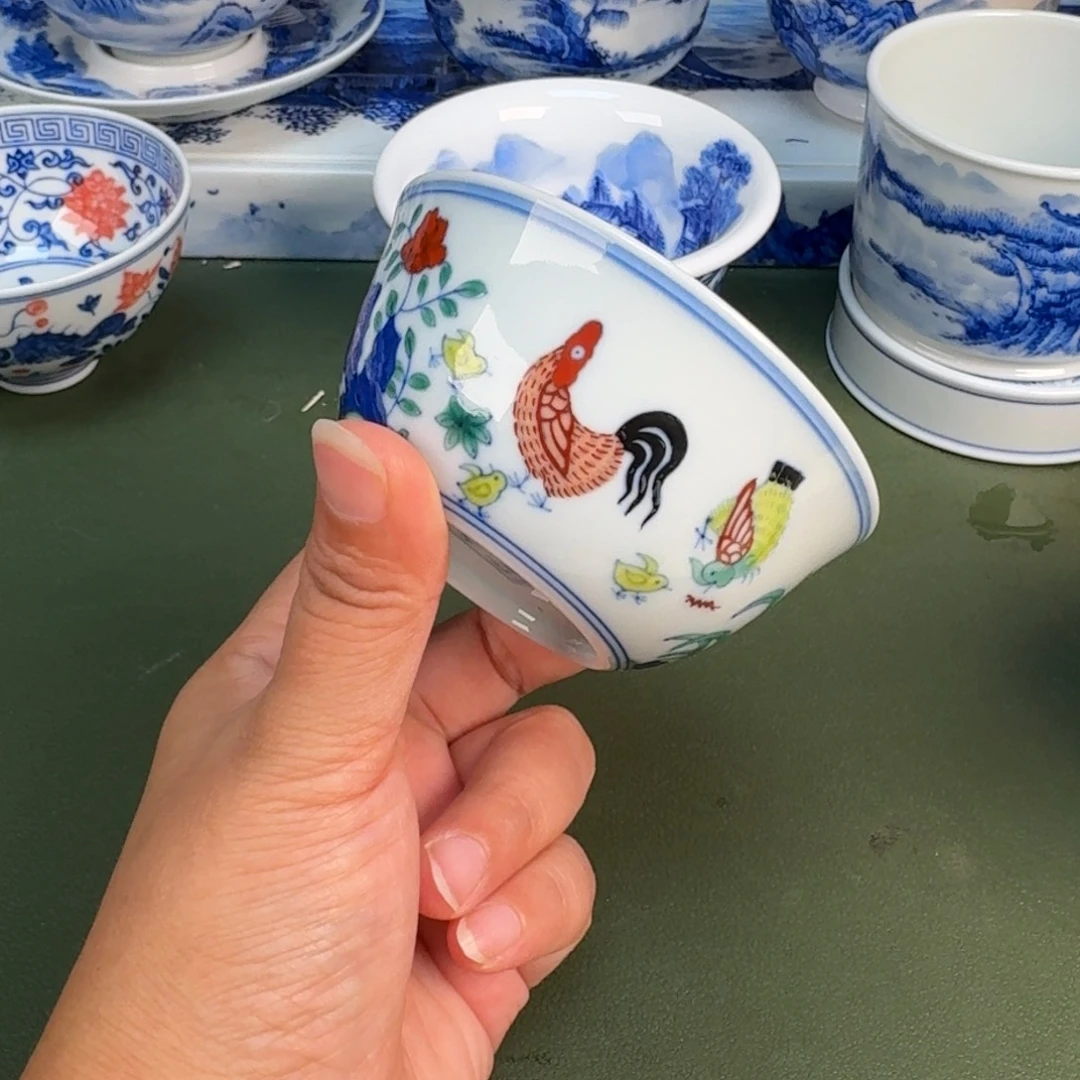 景德镇纯手绘茶具圆圆205