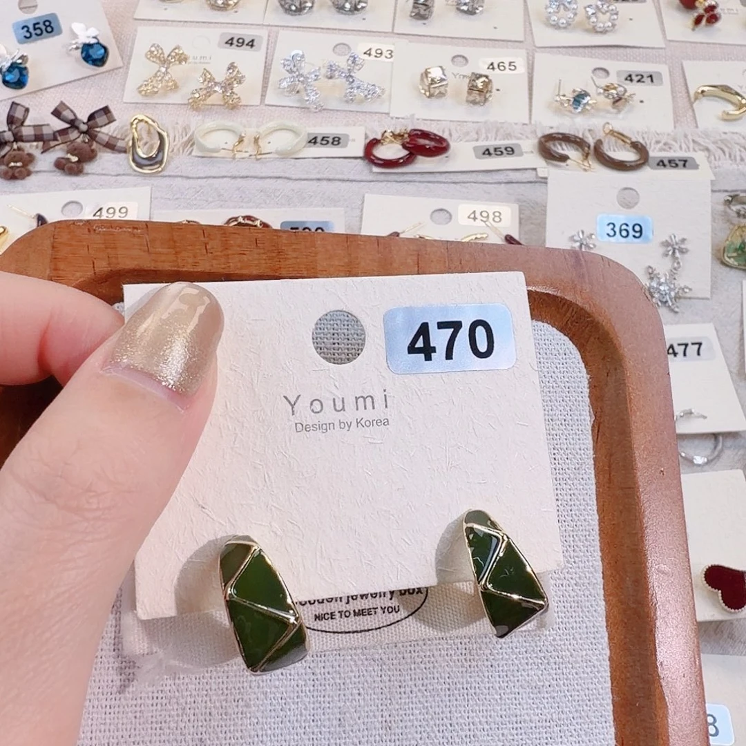 仿珍珠铜合金925银耳钉