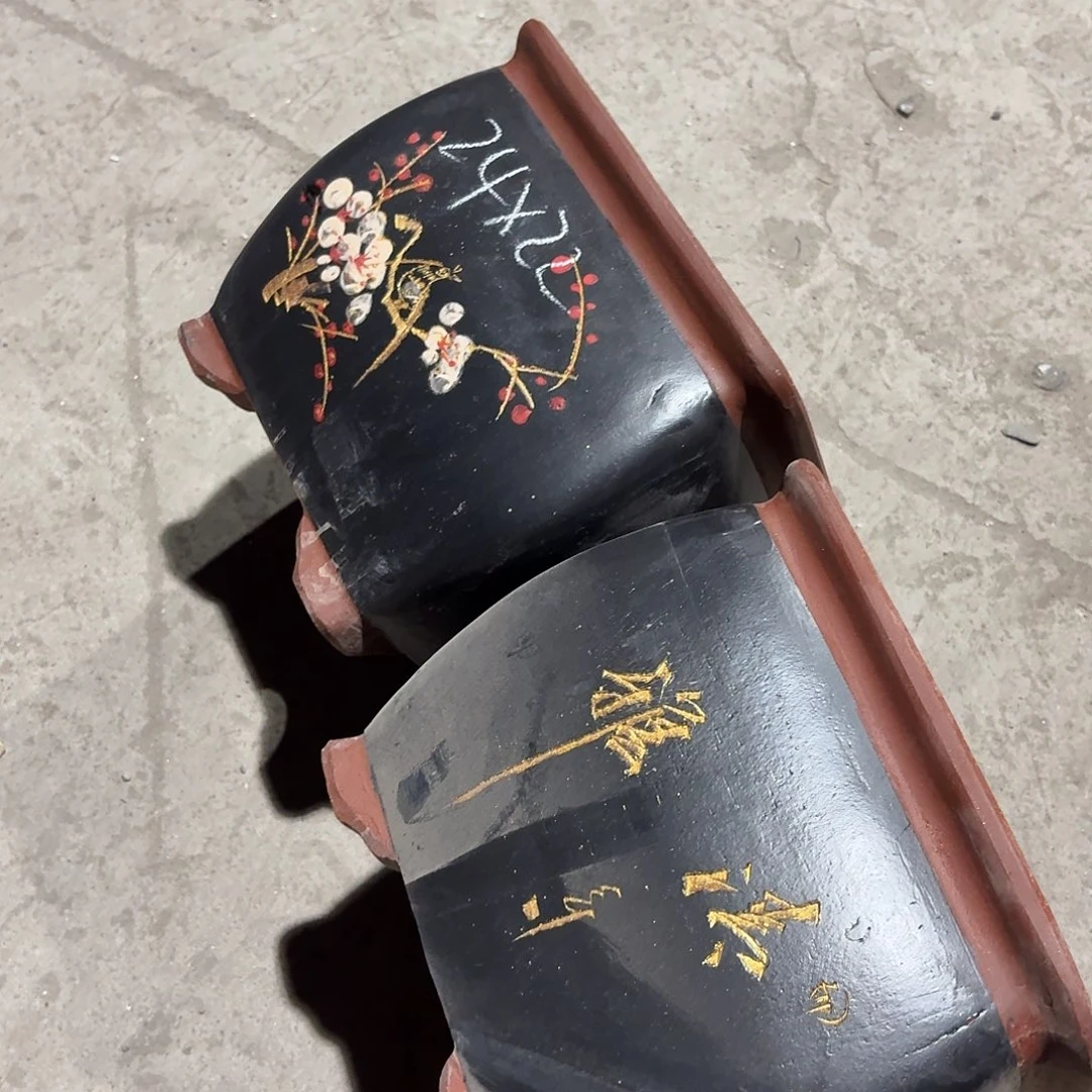 紫砂宜兴紫砂花盆，现货发