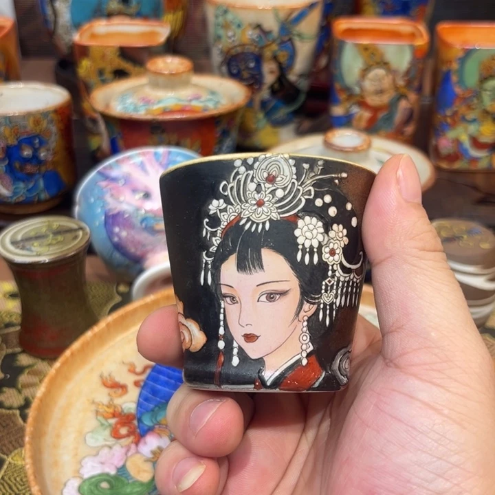 手工制作美人杯杯