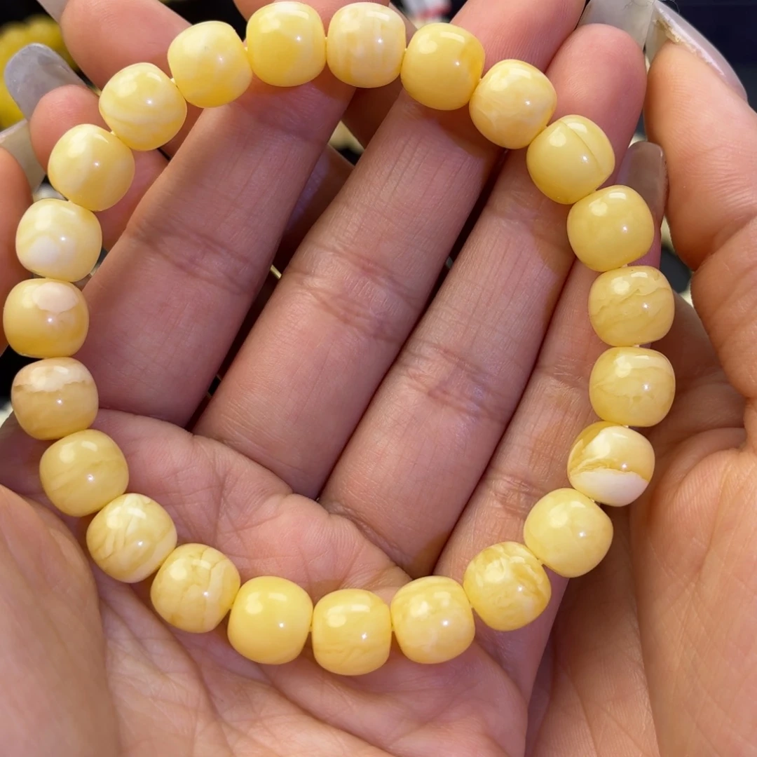 琥珀未镶嵌珠宝奇石浓蜡9.5