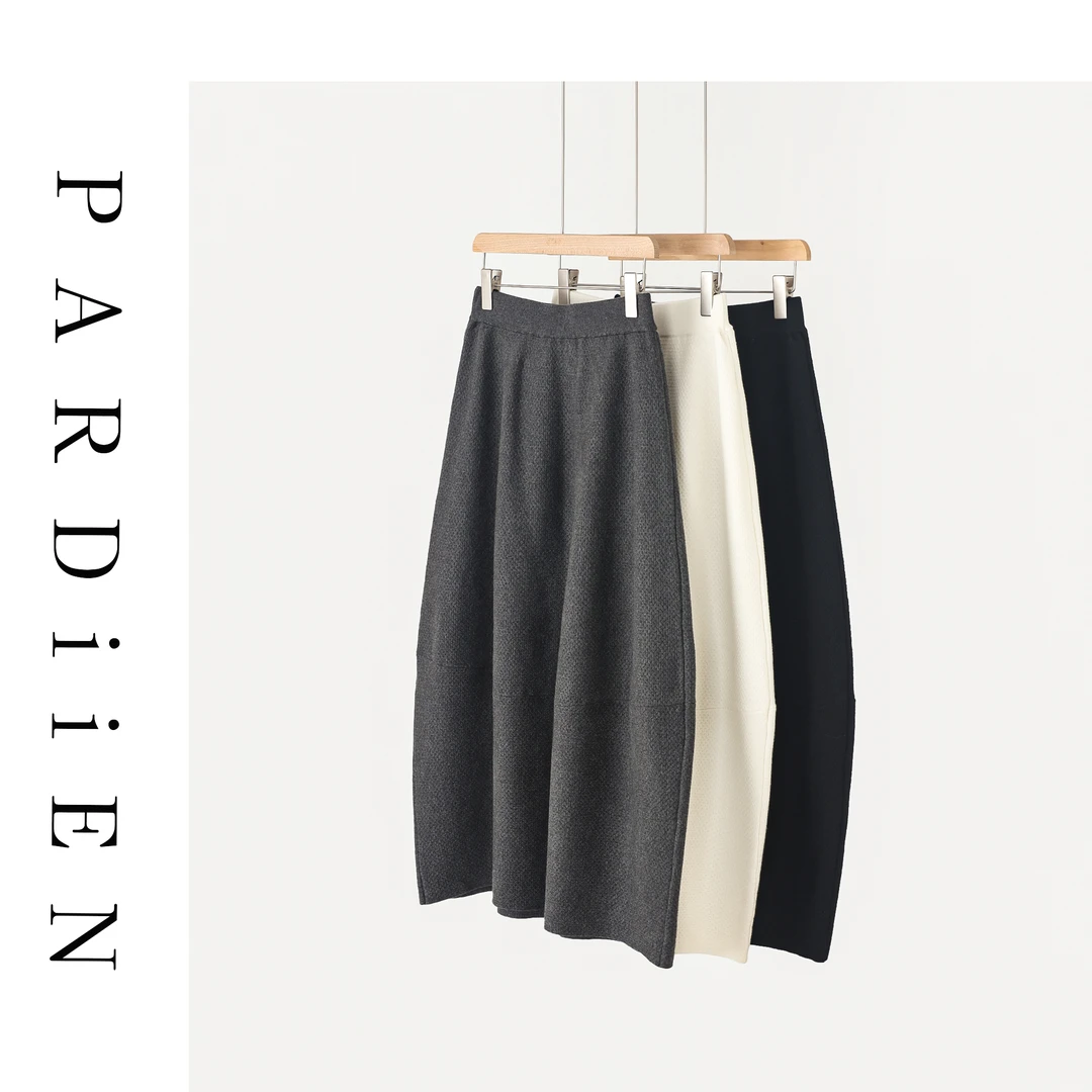 【北总严选】帕迪恩松紧腰花苞半身裙25PD-7820