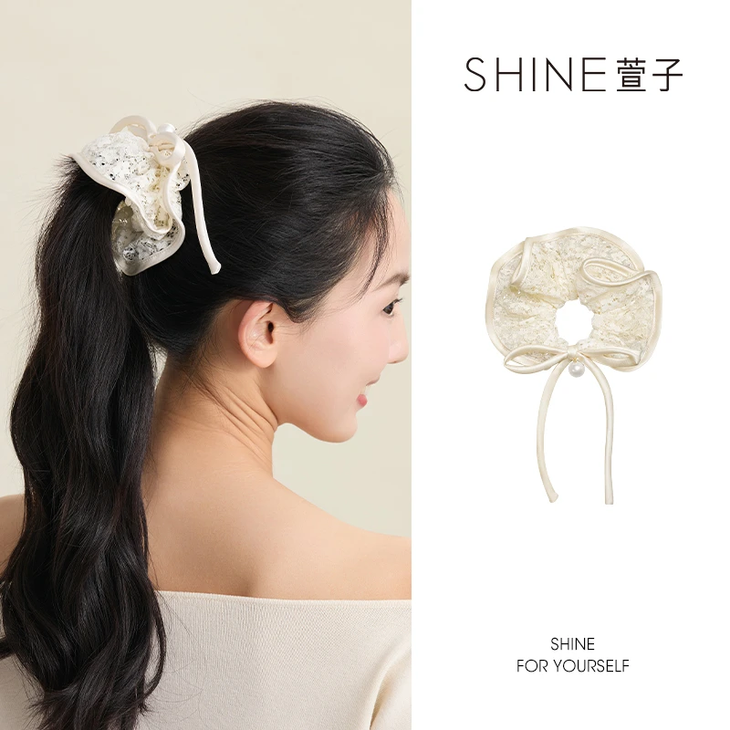 萱子珍爱时光系列SHINE时尚优雅气质甜美韩式简约皮筋发圈超仙