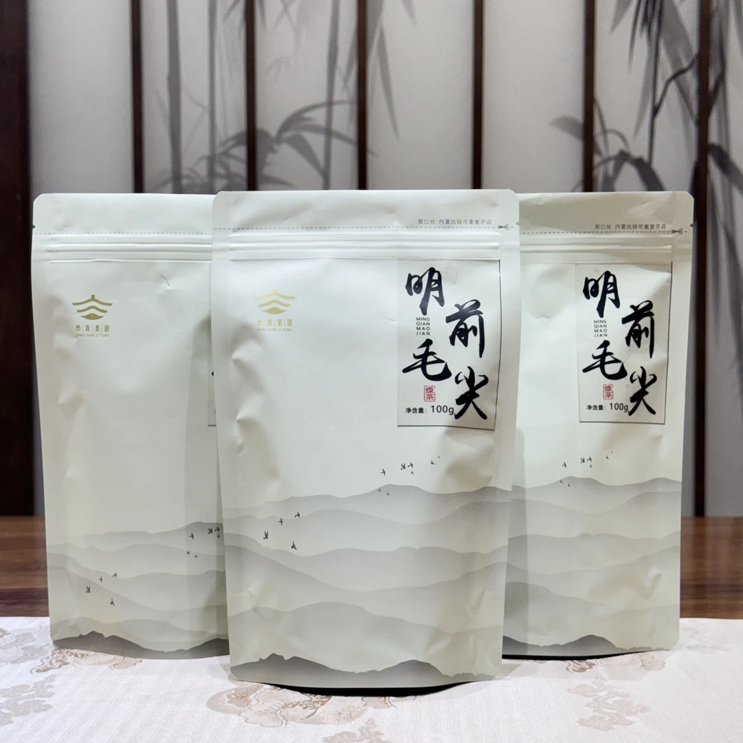 炒青集团AAA2025年新茶《明前毛尖》浓香耐泡高山绿茶毛尖新茶300g