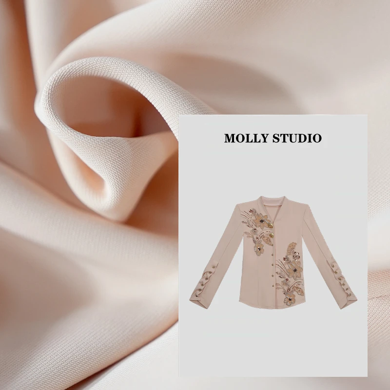 【精致主义】Molly时尚气质赫本法式洋气优雅2026款衬衫 M2610103