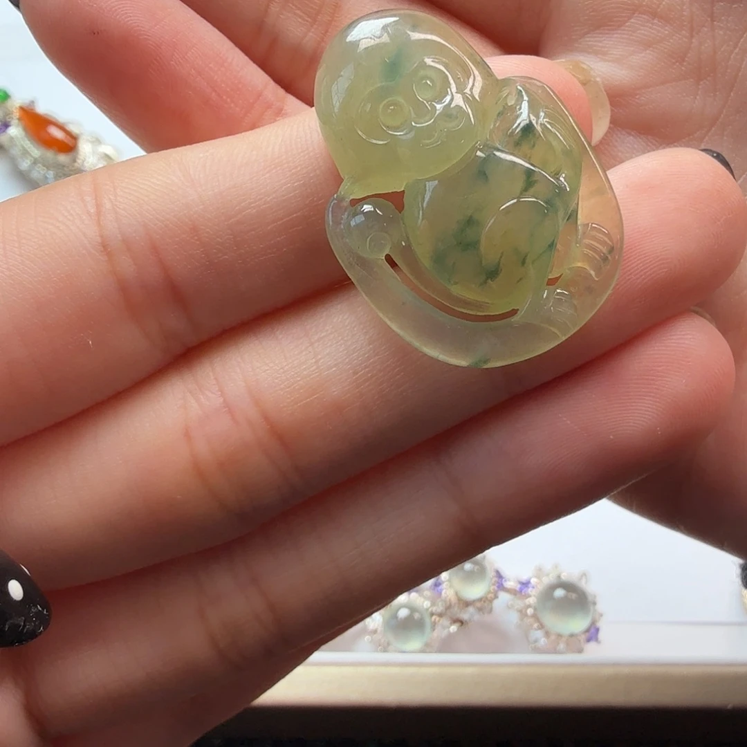 翡翠散珠翡翠珠子