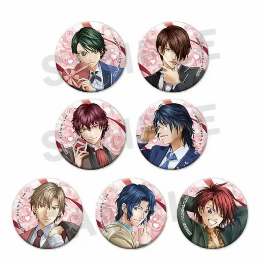 日谷正版 网球王子 学院祭20周年纪念展 吧唧徽章 盲盒