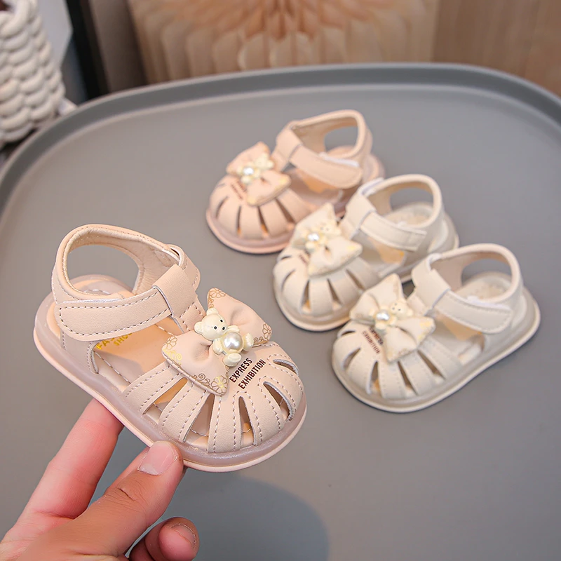 16-26码夏款软底沙滩鞋宝宝夏季镂空透气女宝宝凉鞋婴儿学步鞋子