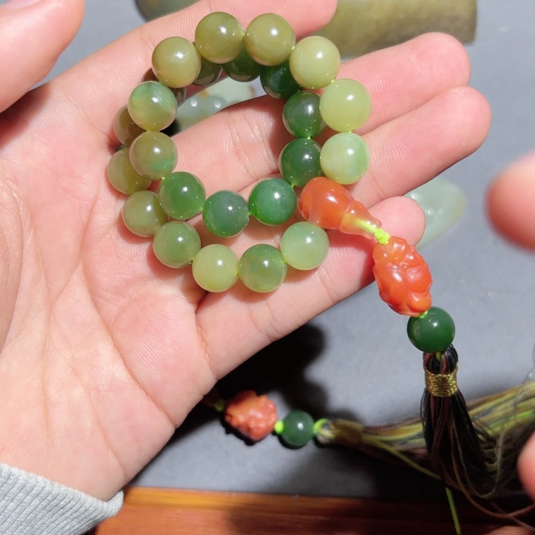 和田玉手链未镶嵌