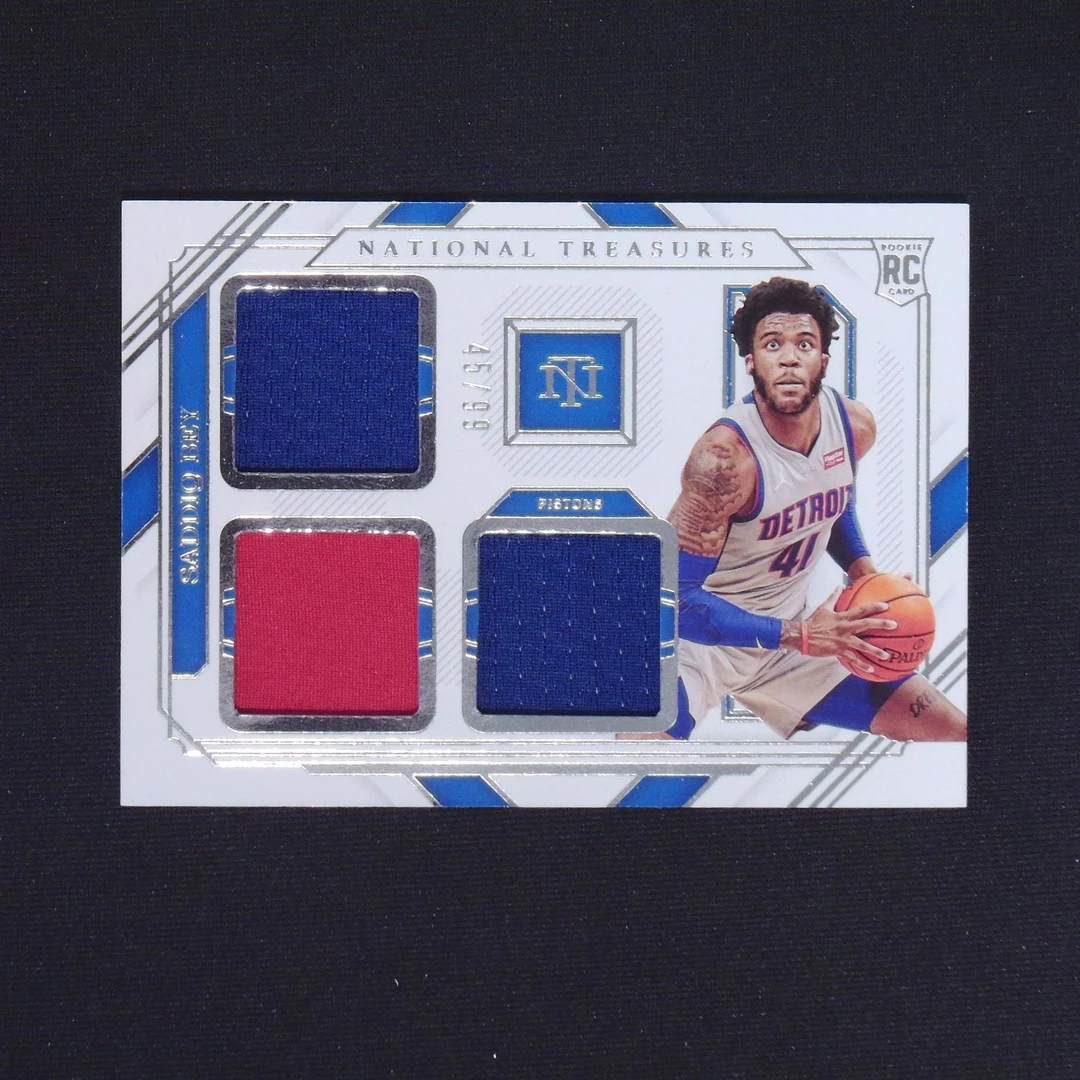 萨迪克 贝 新秀 99编 帕尼尼NBA国宝手提签字球星卡