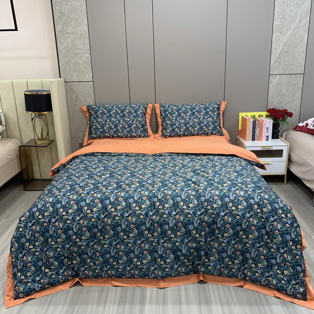 【LANRENMIAO】特！花韵悠然/高端棉/数码印花/不掉色/床上用 四件套