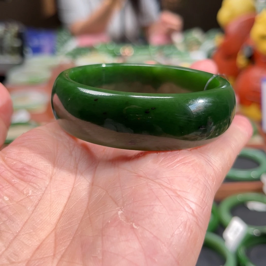 和田玉（碧玉）手镯未镶嵌