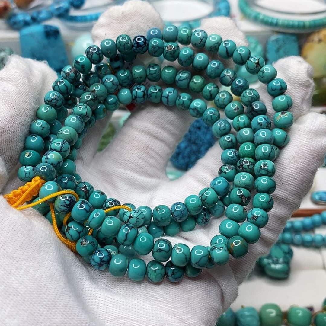 绿松石未镶嵌天然原矿 带武汉地大证书