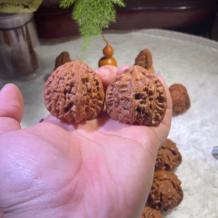 把件文玩核桃8-三角白42