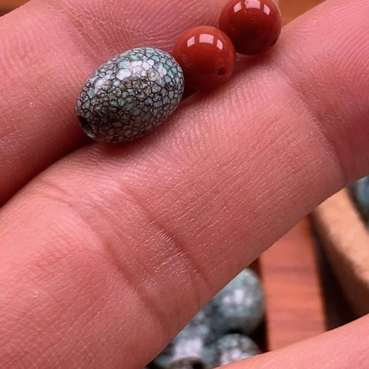 南红玛瑙合金珠宝半成品