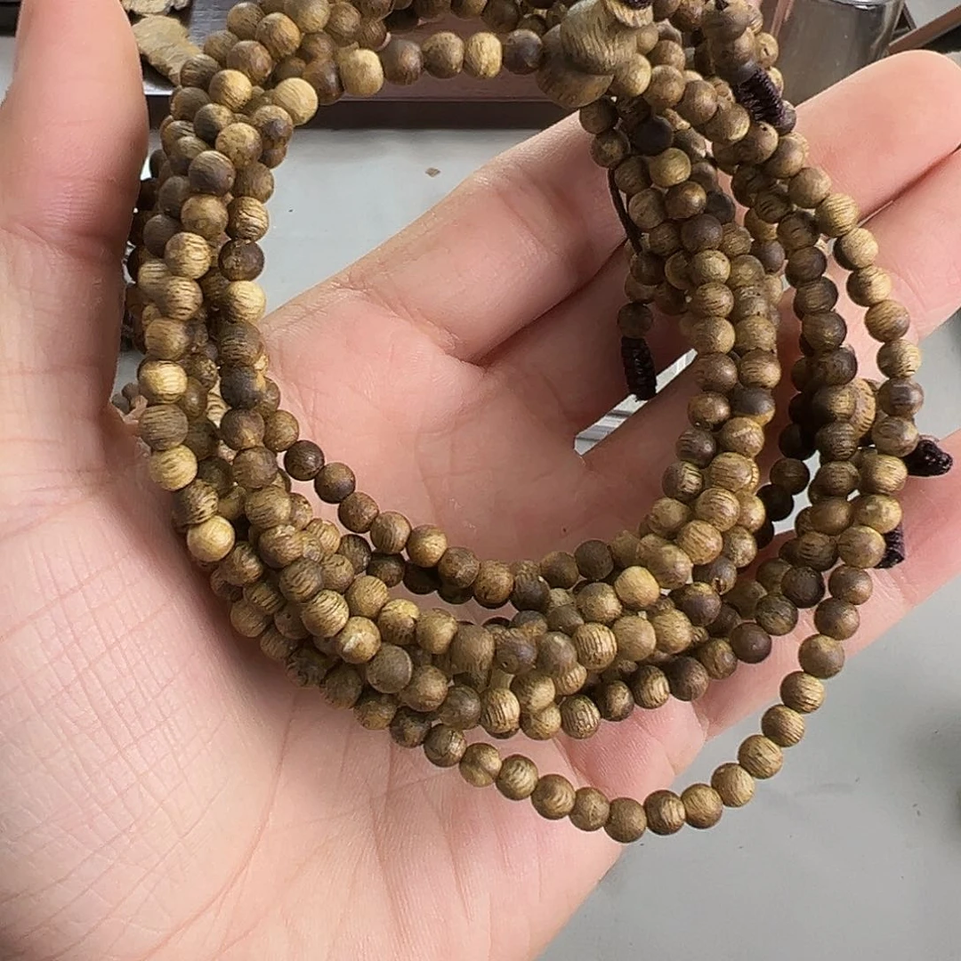 沉香沉香香囊海南陆河0.4mm圆珠多圈福利款多样性发一