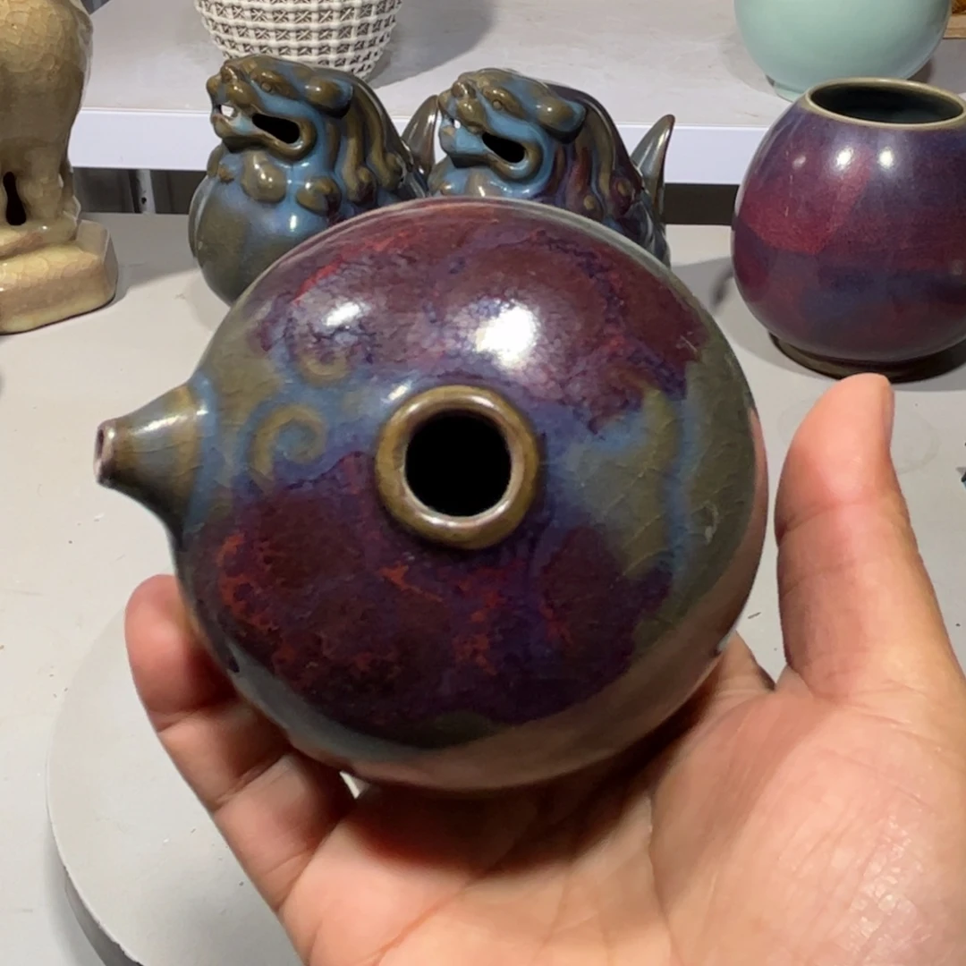 瓶钧窑瓷器品相完美