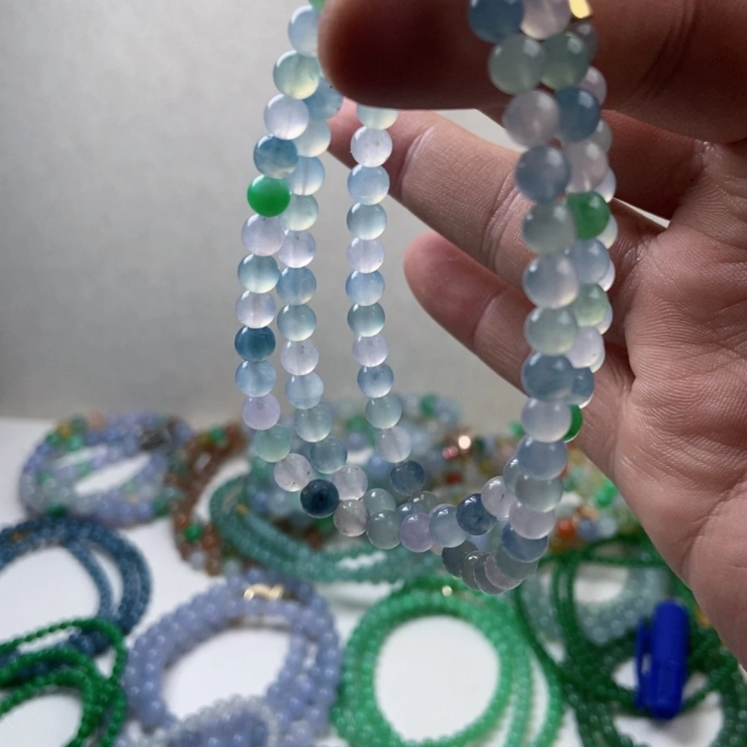 定制翡翠未镶嵌天然缅甸a货卡5.5