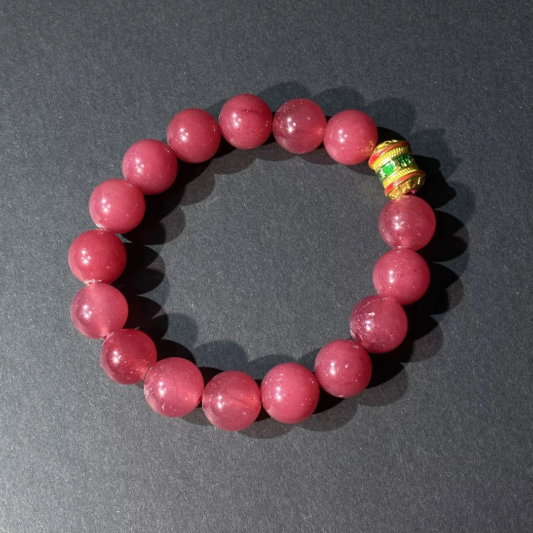 非金属珐琅手链 J5550  时尚百搭红色精美手链潮流新款