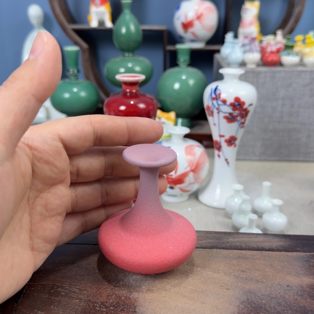 陶瓷手工小花器摆件