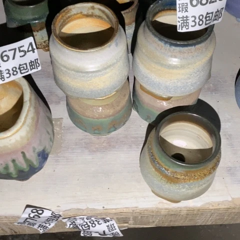 ᴠ***₉罐6820 微瑕38包邮景德镇陶瓷