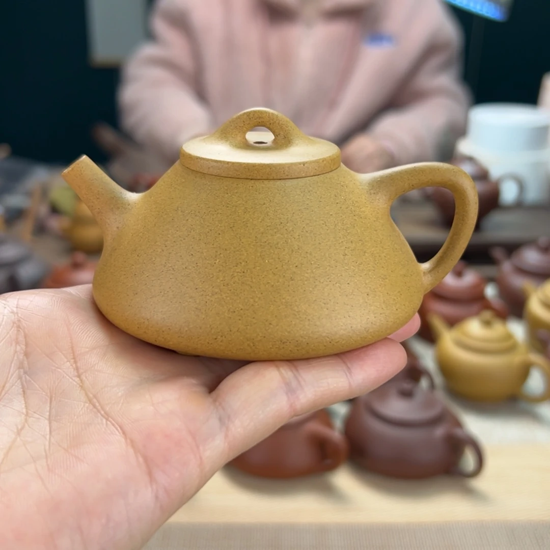 紫砂茶案手工拍打原矿