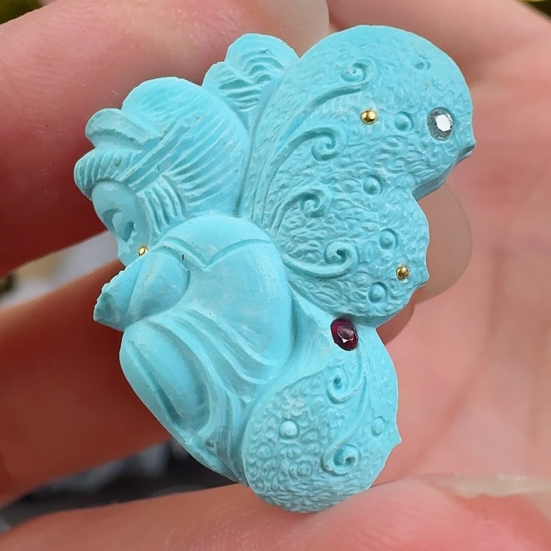 绿松石珠宝奇石未镶嵌