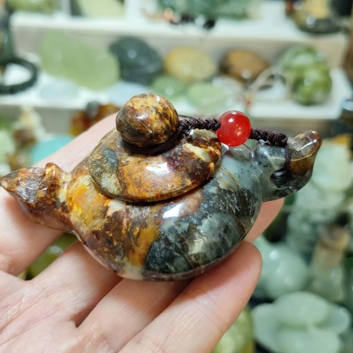 岫玉把把胡未镶嵌静****^