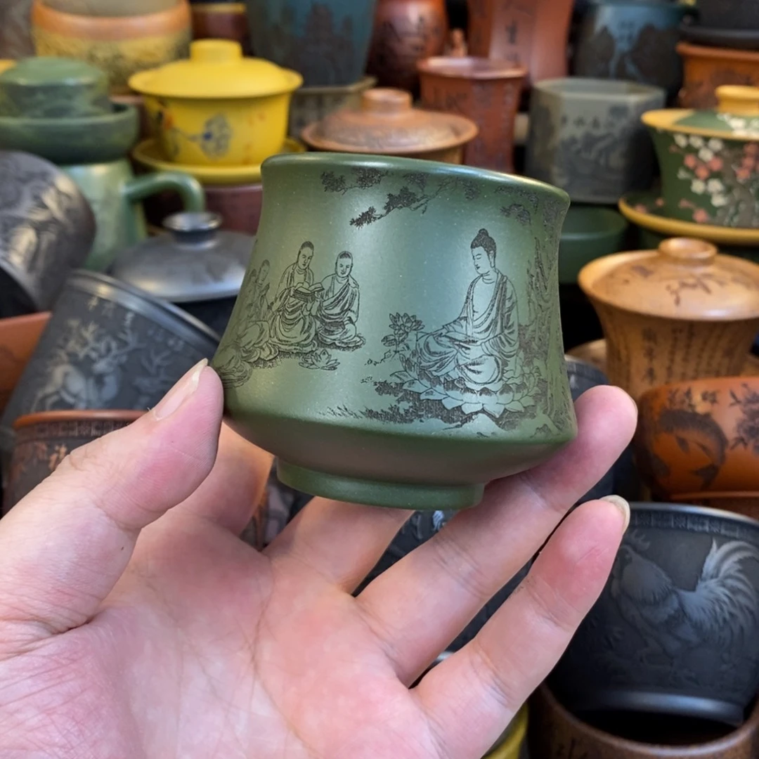 紫砂公道杯宜兴全手工紫砂杯