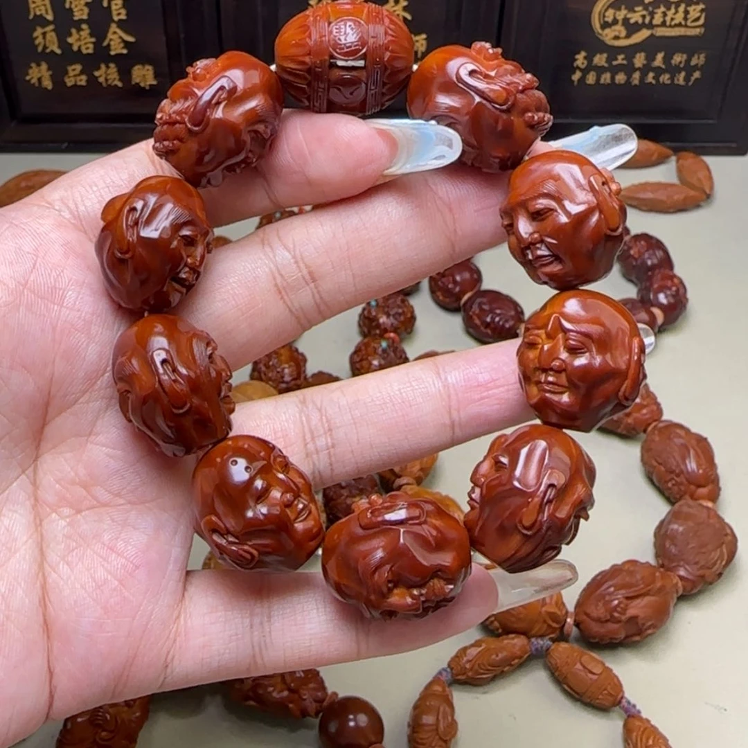 【闪购商品】橄榄核手串/手链2.2铁核包浆须派