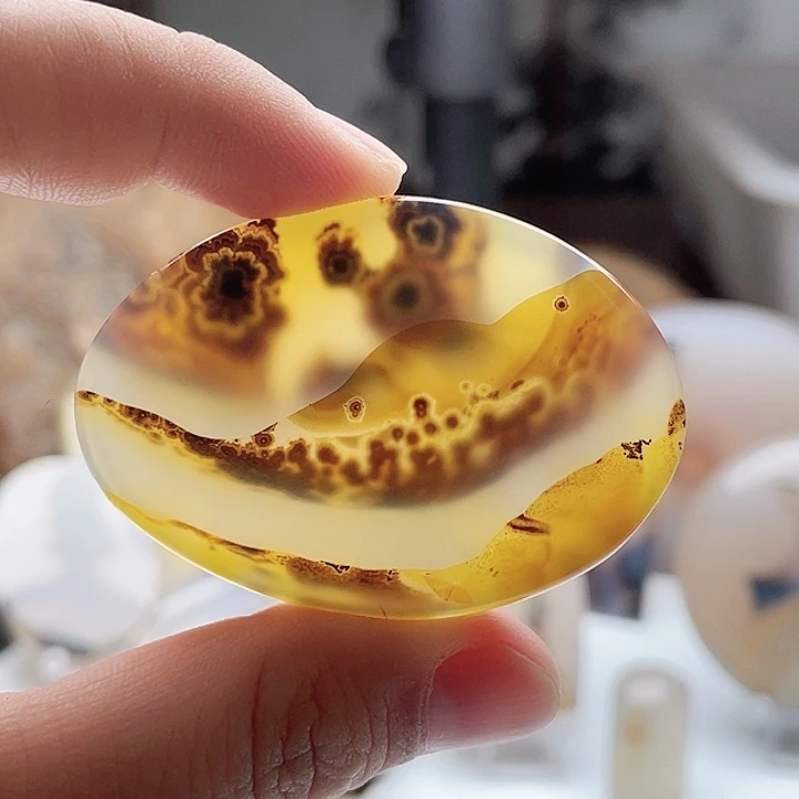 玛瑙/玉髓未镶嵌吊坠(不含链)时*