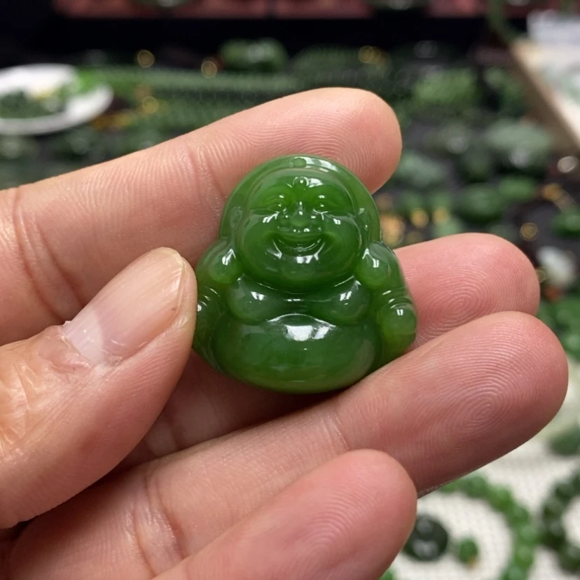 【闪购商品】和田玉（碧玉）颈饰未镶嵌绚**生