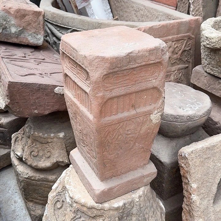 石雕石头帽子茶空间搭配