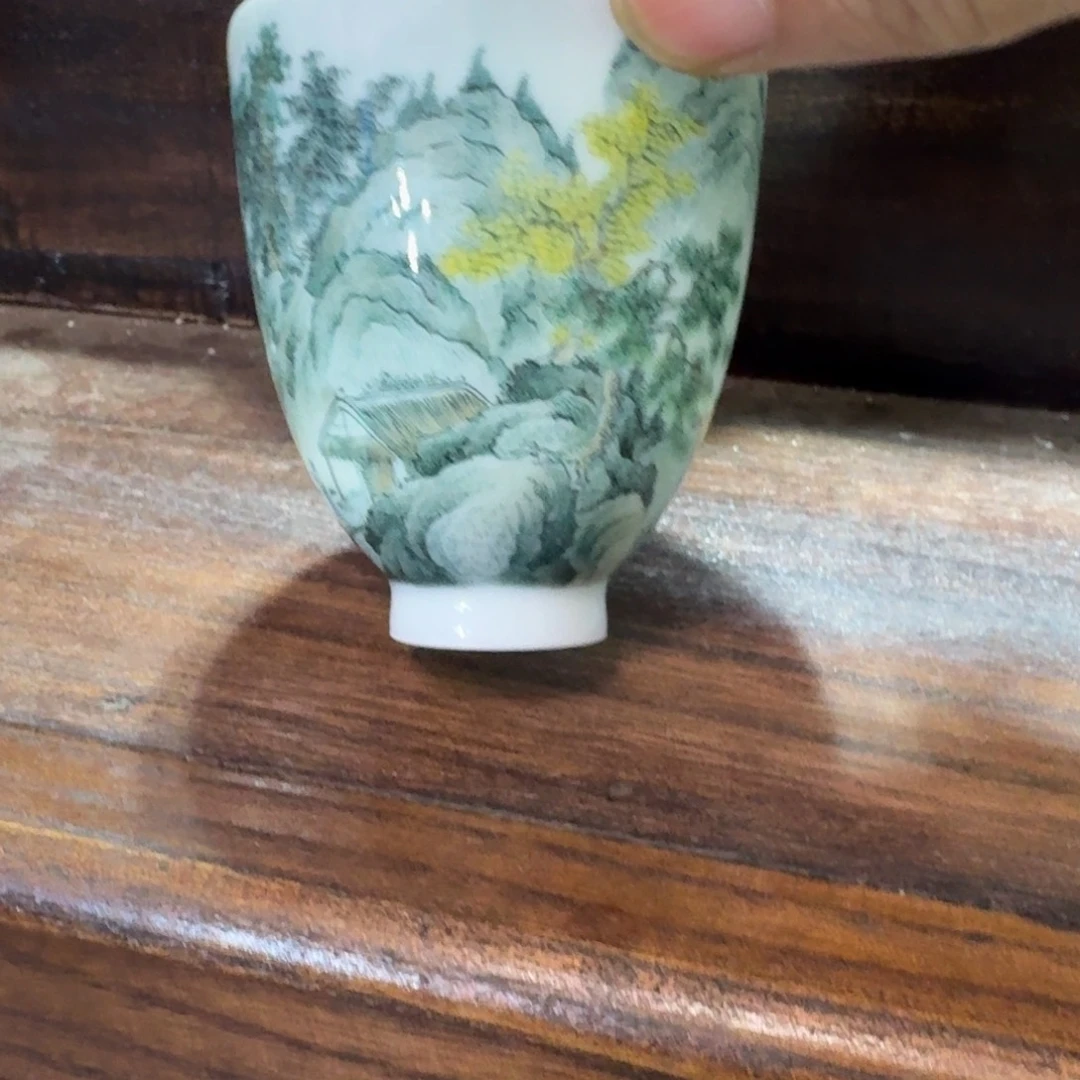 M***n瓷片当代景德镇陶瓷手绘茶具