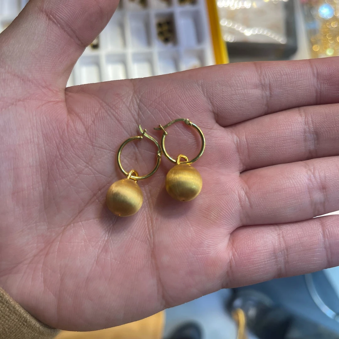 18k金耳扣-多样性发一-250109001-定制标签撕毁不退换