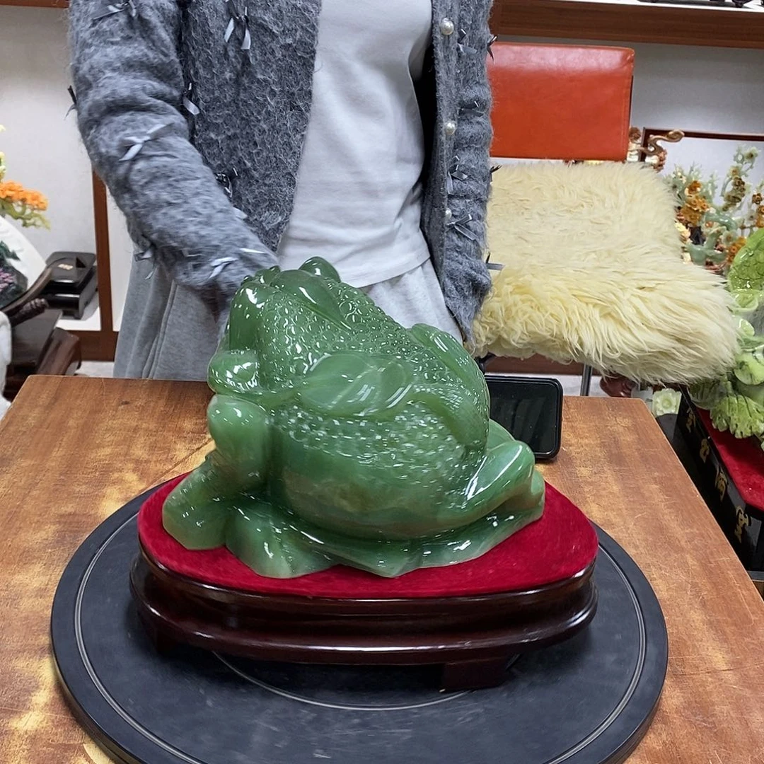 人***生玉山水摆件 玄关摆件