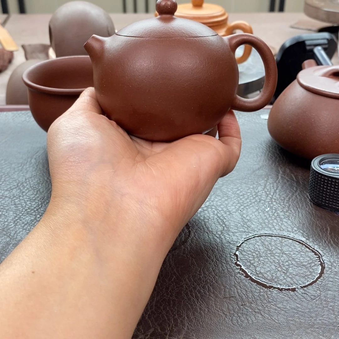 茶壶紫砂底槽清西施200cc全手➕底槽清杯子