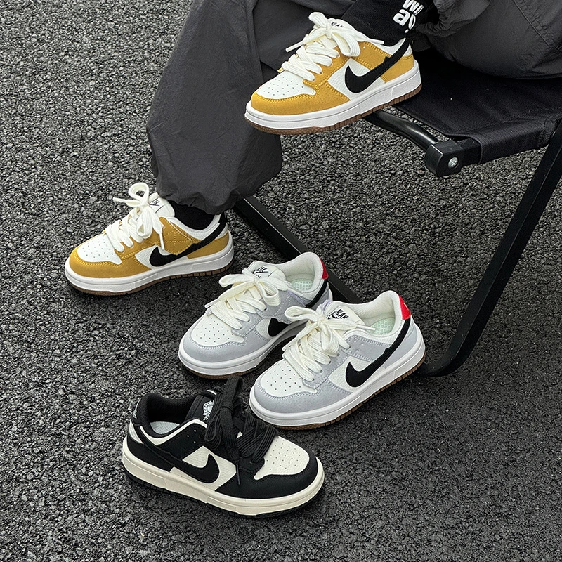 巴拉aj儿童板鞋2025春秋新款男童运动鞋防滑透气鞋女童舒适休闲鞋