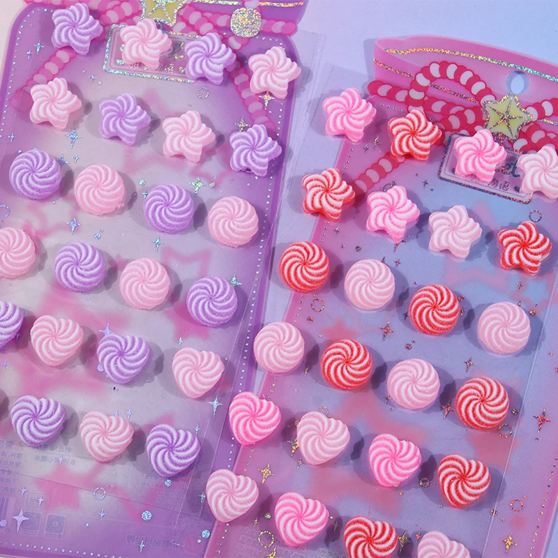 星星爱心糖果钻石宝石水晶贴纸小图案多巴胺夜光装饰贴画儿童粘贴