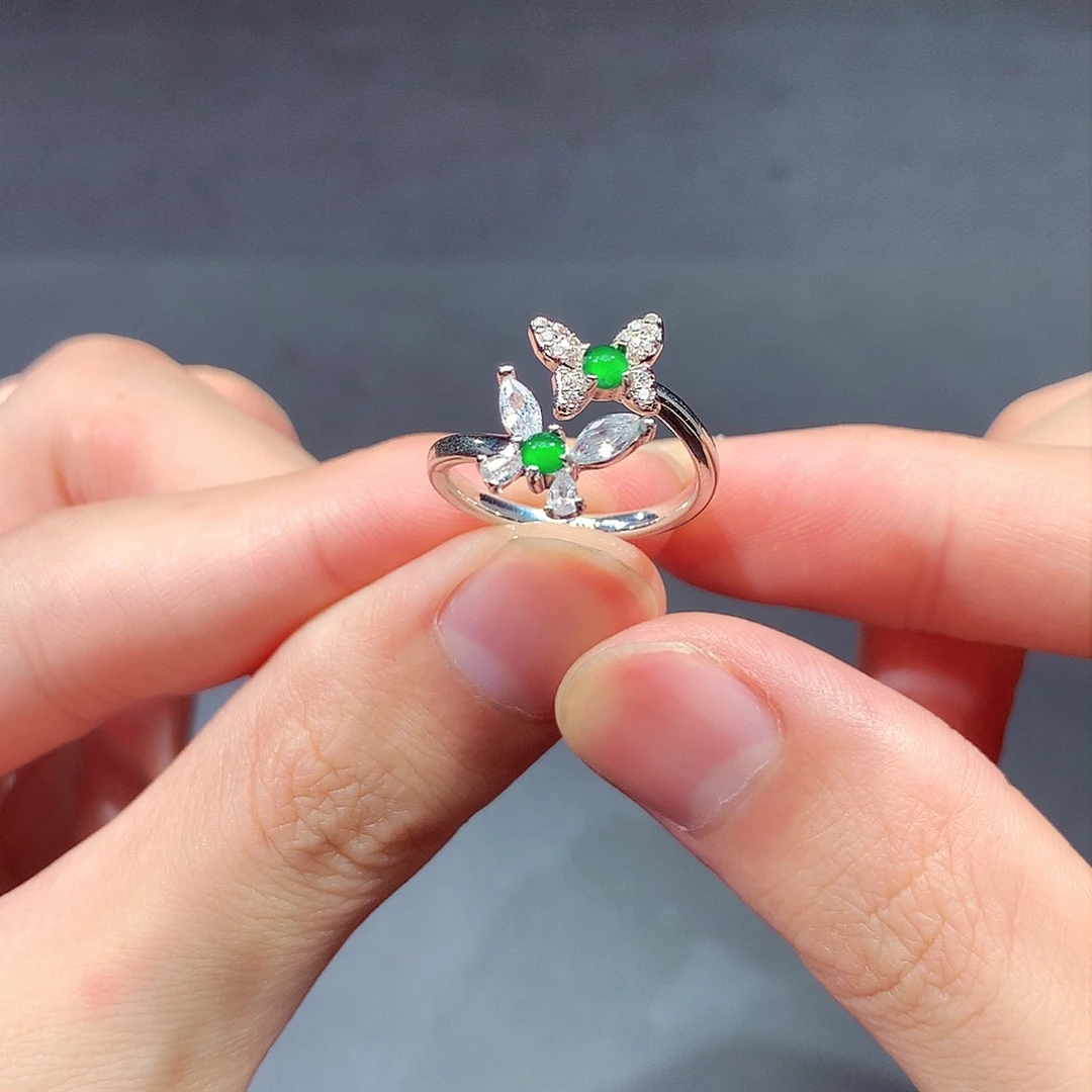 翡翠戒指未镶嵌翡翠