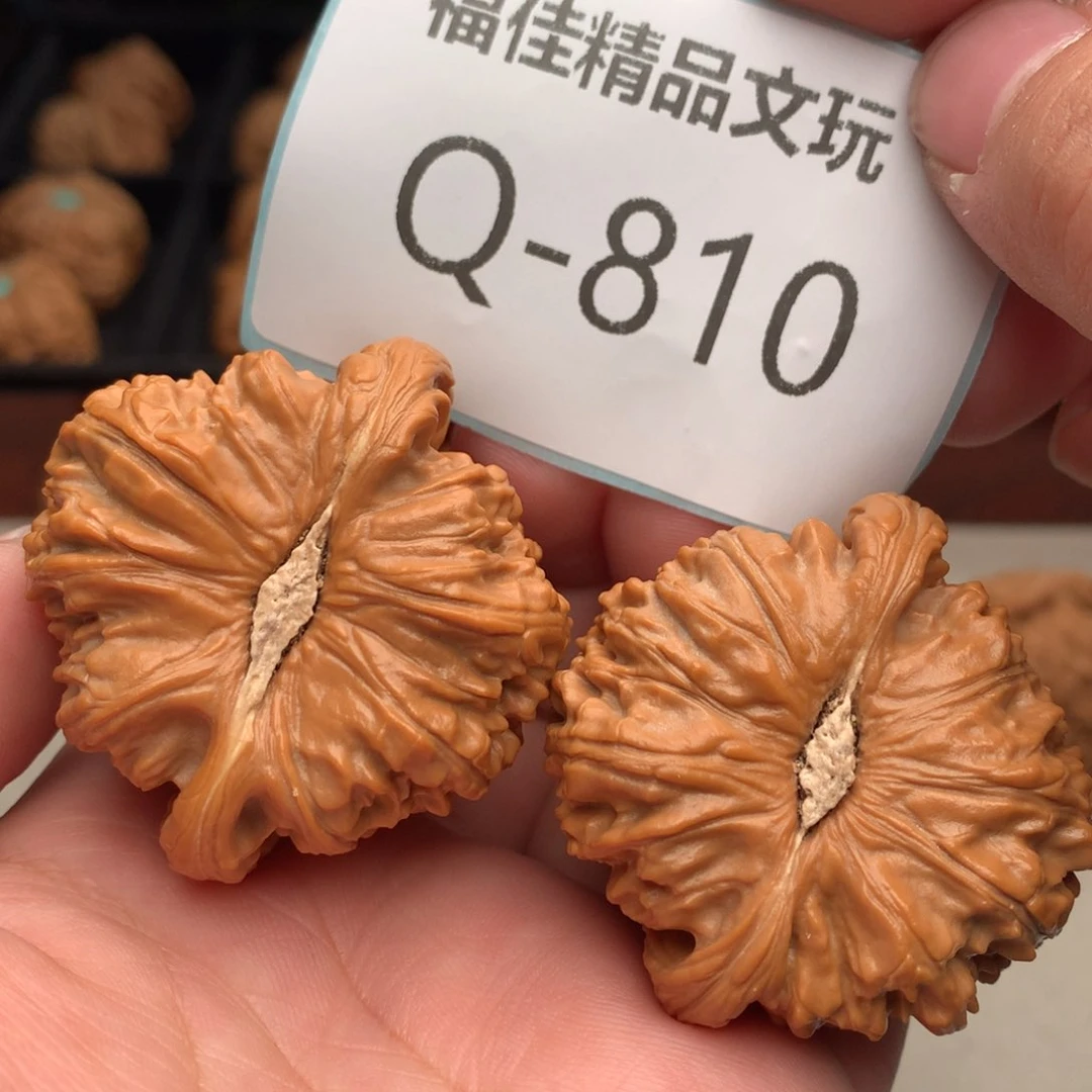 文玩核桃把件45球白……..