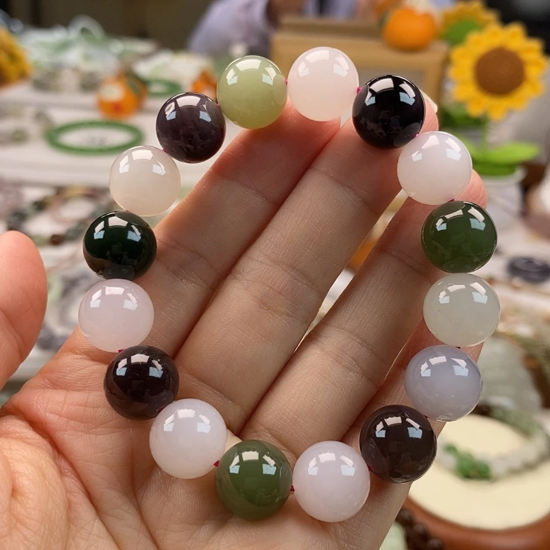 和田玉手串未镶嵌