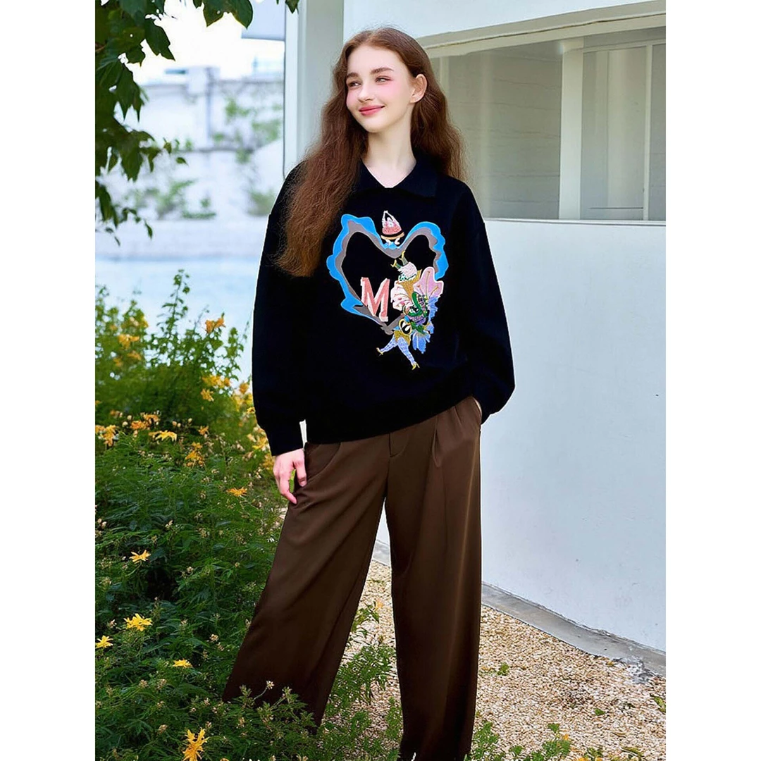 台湾品牌女装高端秋冬新款上衣 若6058A