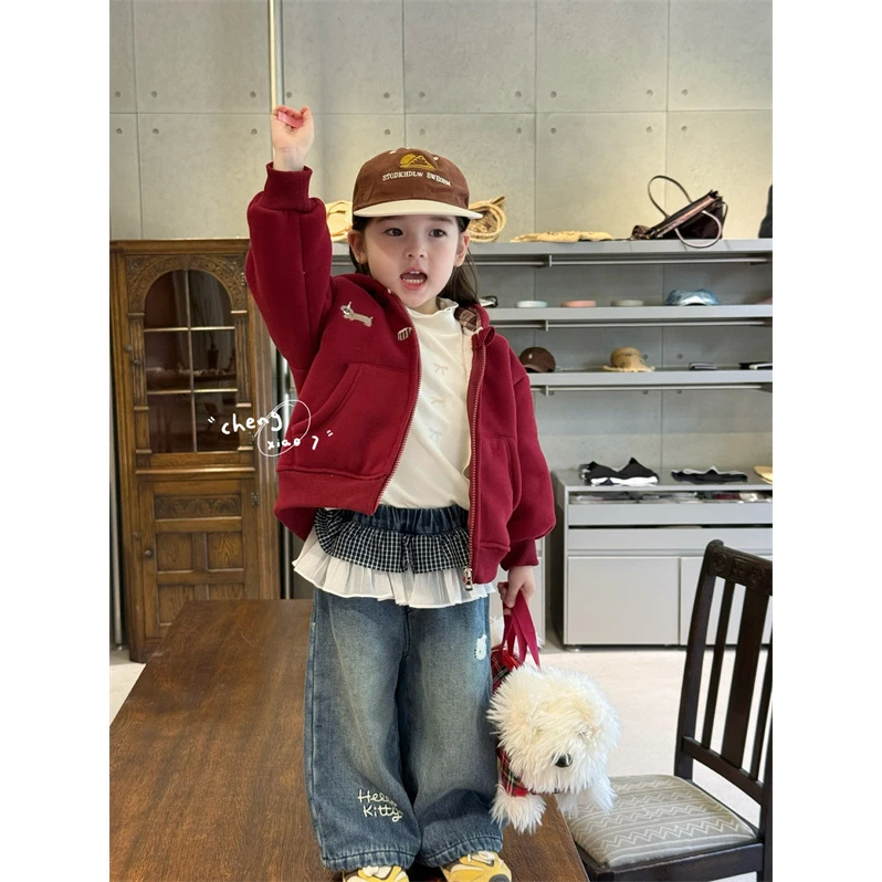 橙小7·25冬~蝴蝶结卫衣XQ55239（童装汉服）