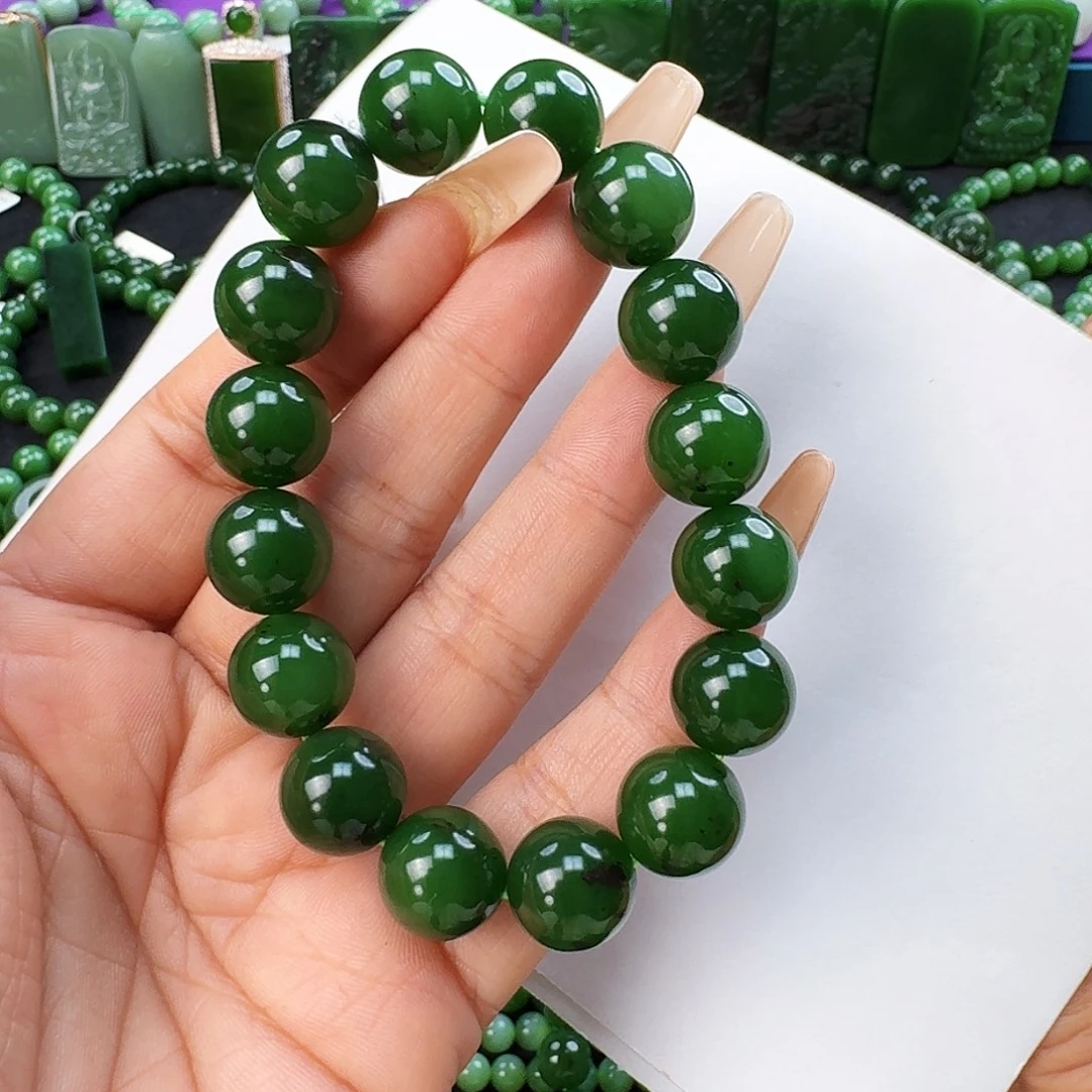 和田玉未镶嵌手串