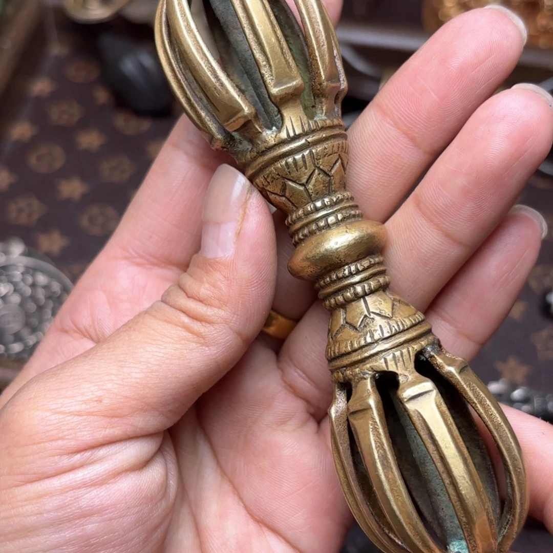 铜星月菩提吊坠项链